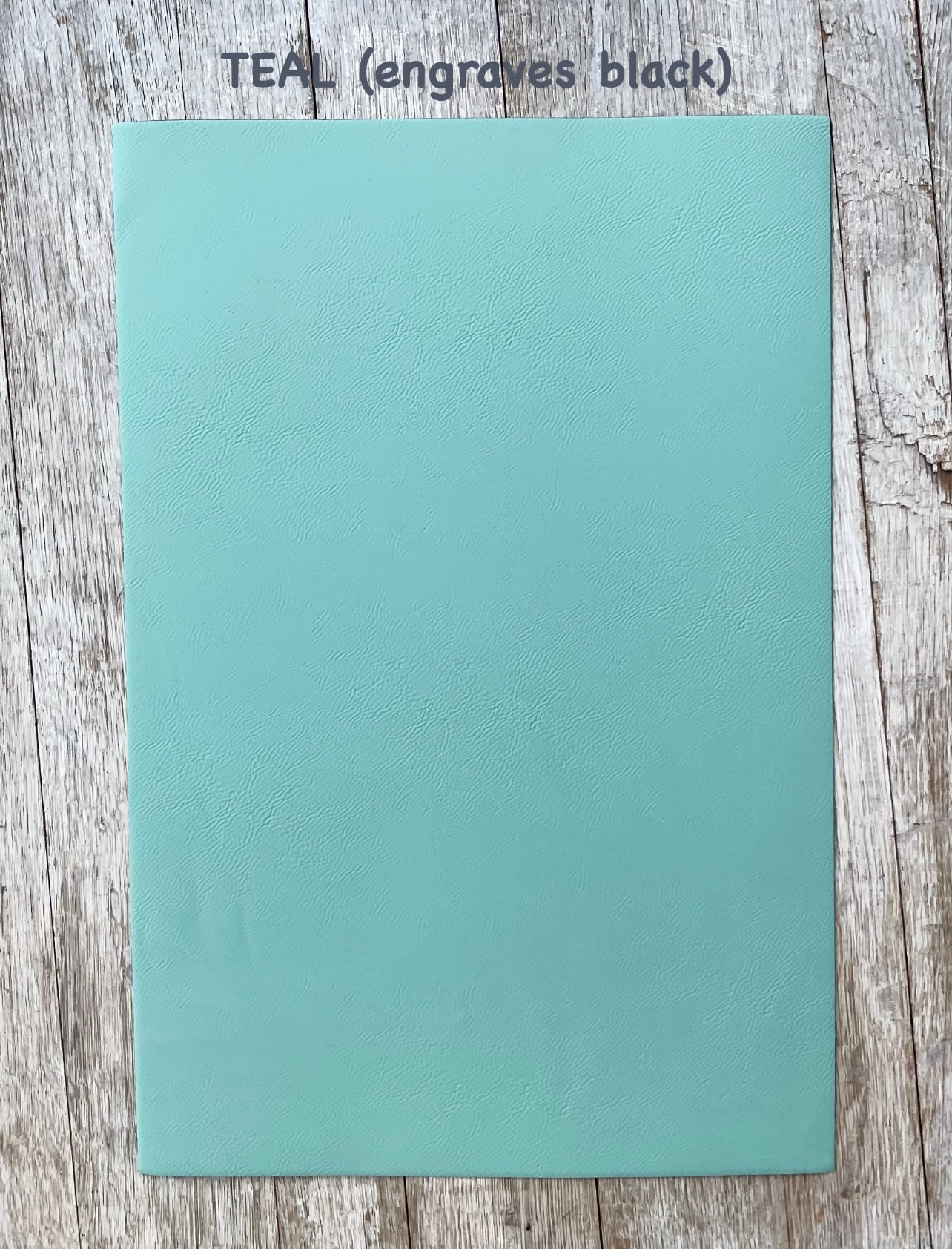 GRAY BACKING: 12x18” Laserable Leatherette Sheet