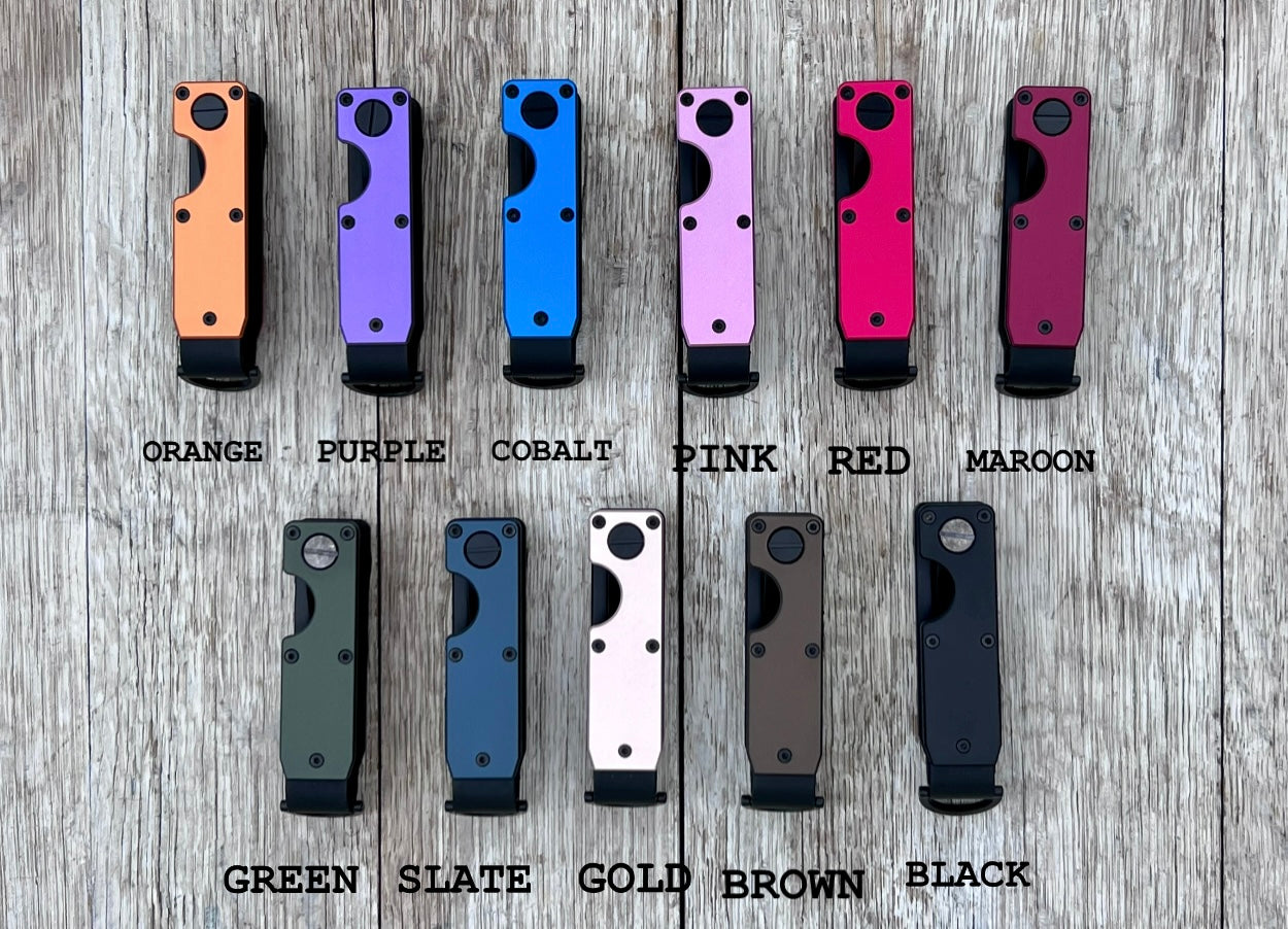Anodized Metal Minimalist Keyholder