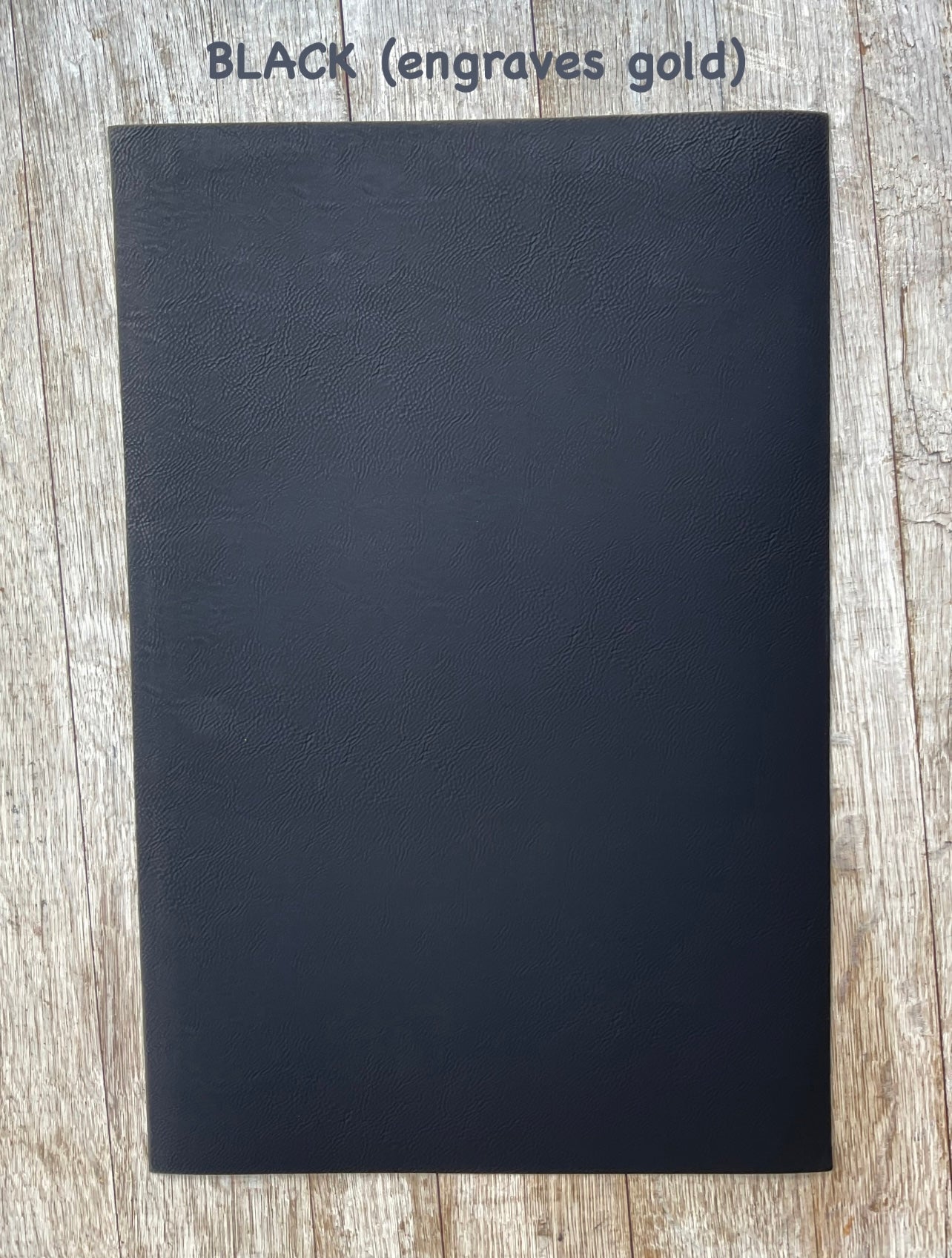 GRAY BACKING: 12x18” Laserable Leatherette Sheet