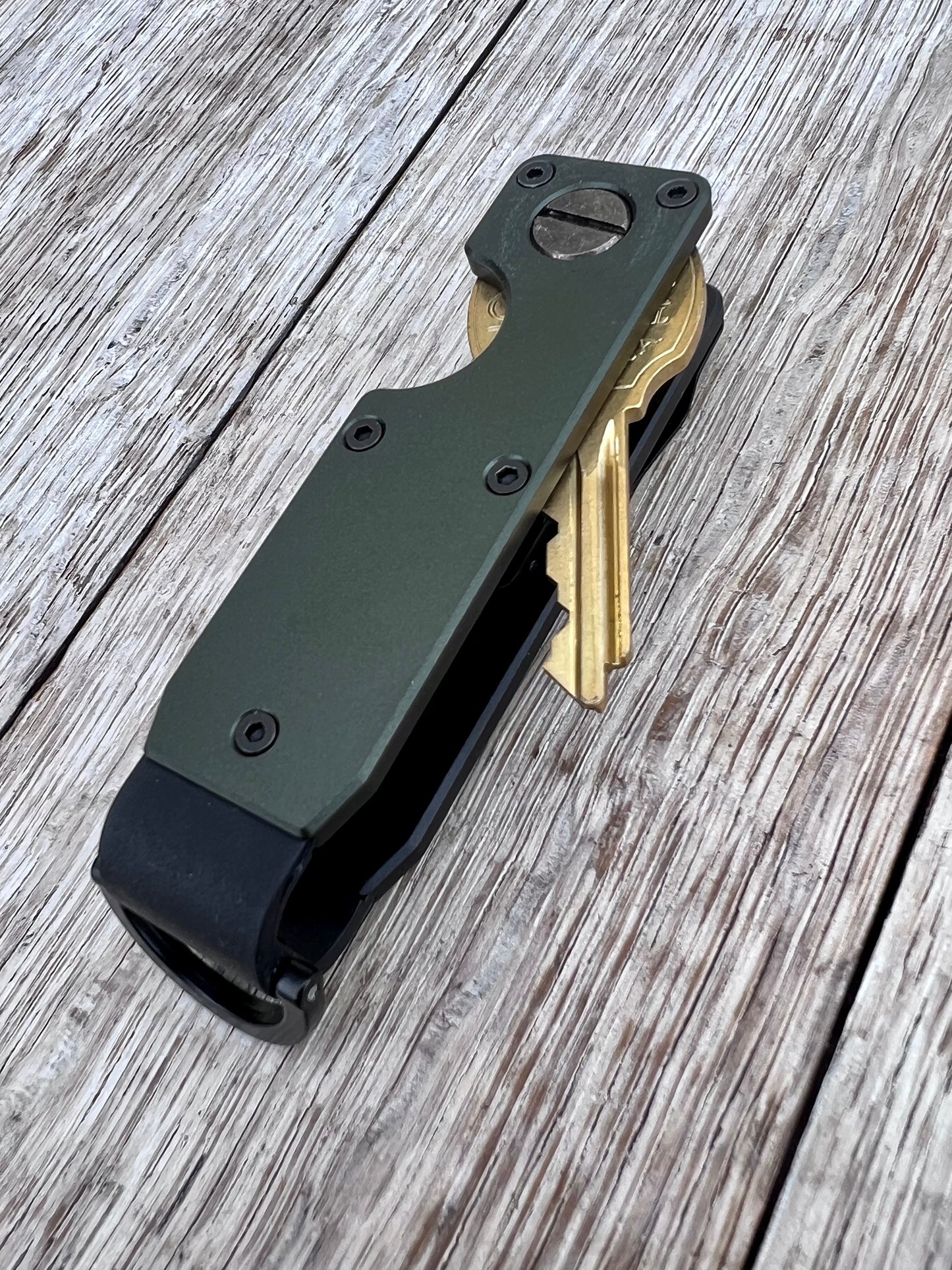 Anodized Metal Minimalist Keyholder