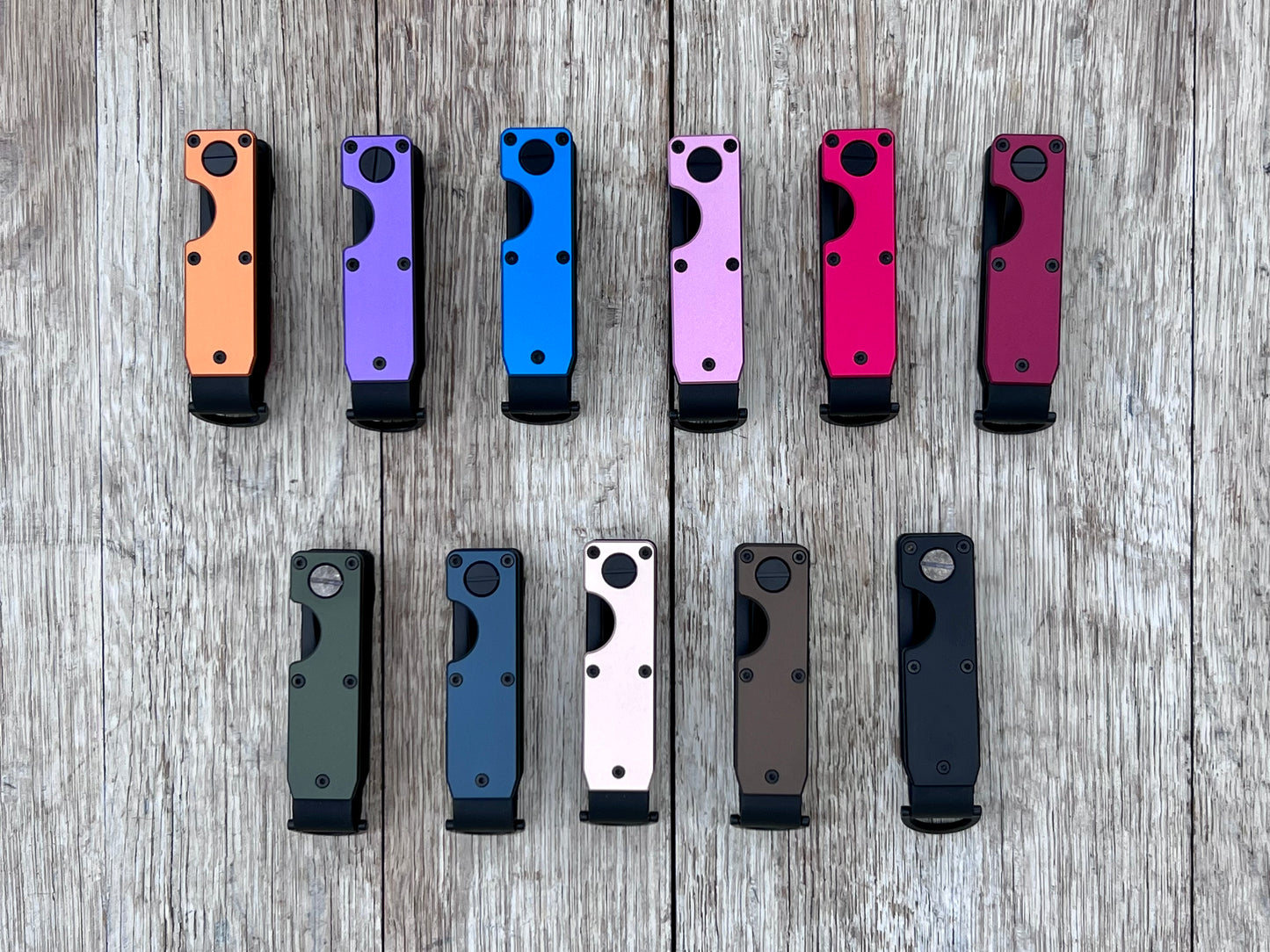 Anodized Metal Minimalist Keyholder