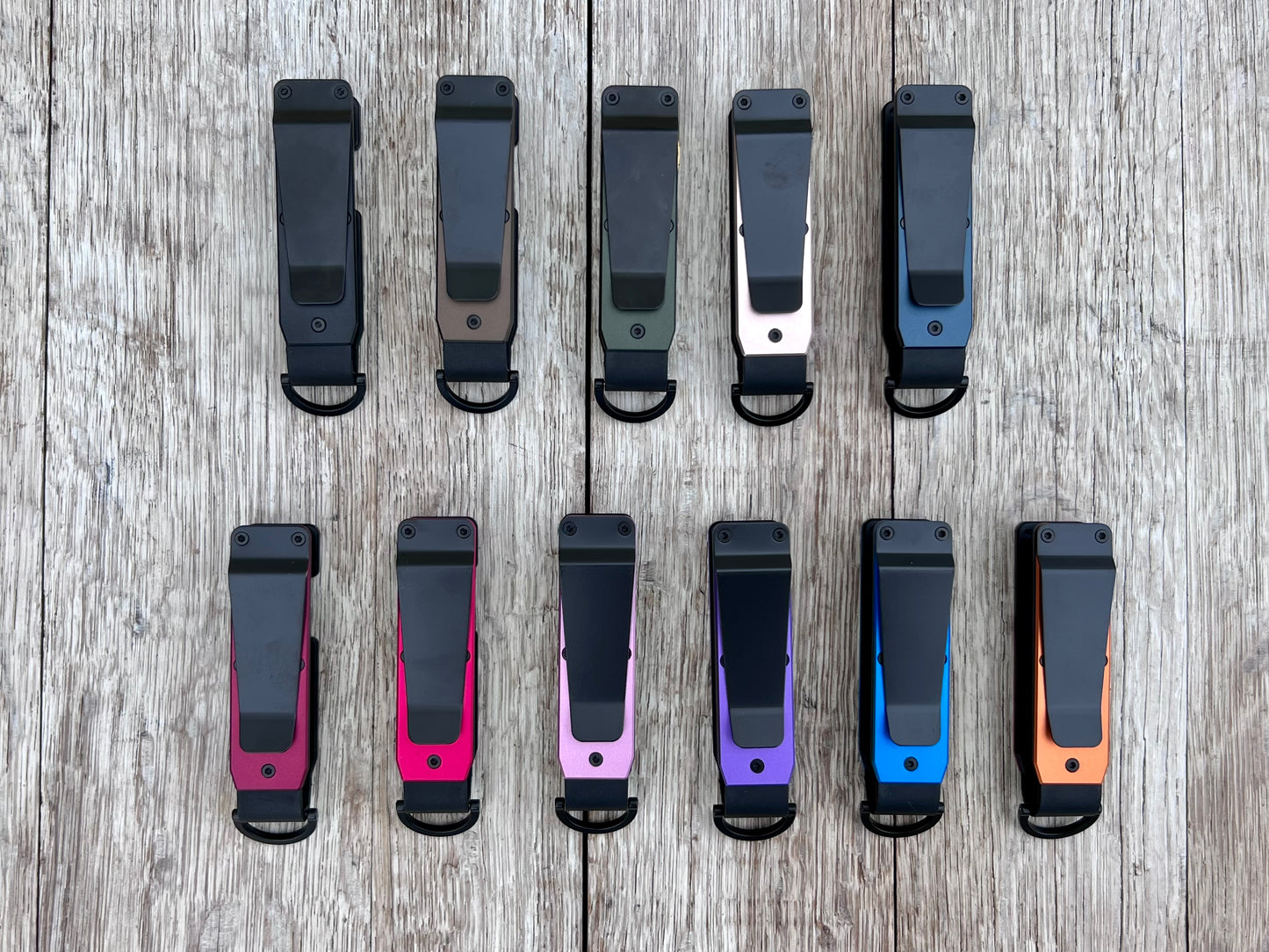 Anodized Metal Minimalist Keyholder