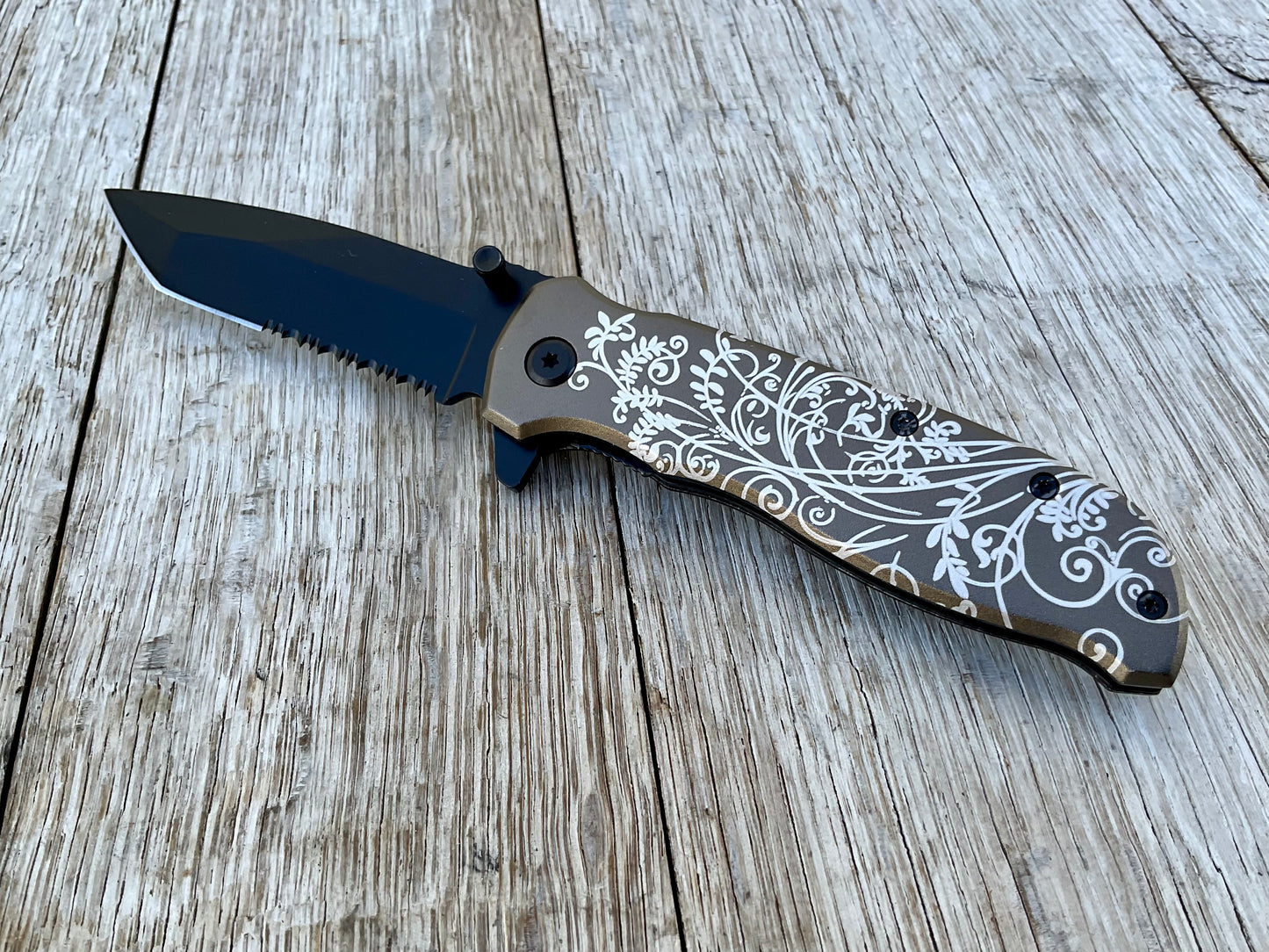 Tanto Assisted Opening Folding Pocket Knife