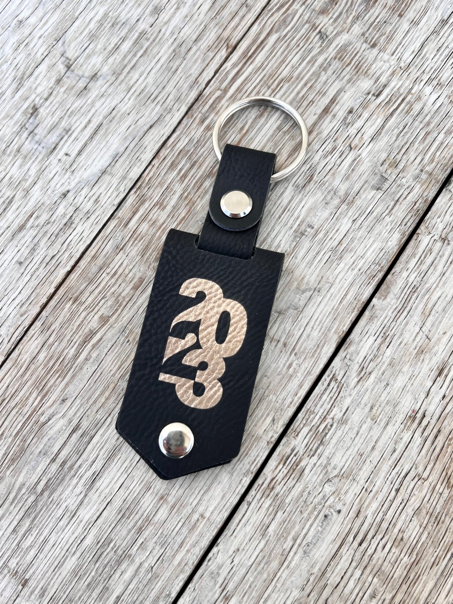 Laserable Leatherette Photo Keychain Sublimation Blank
