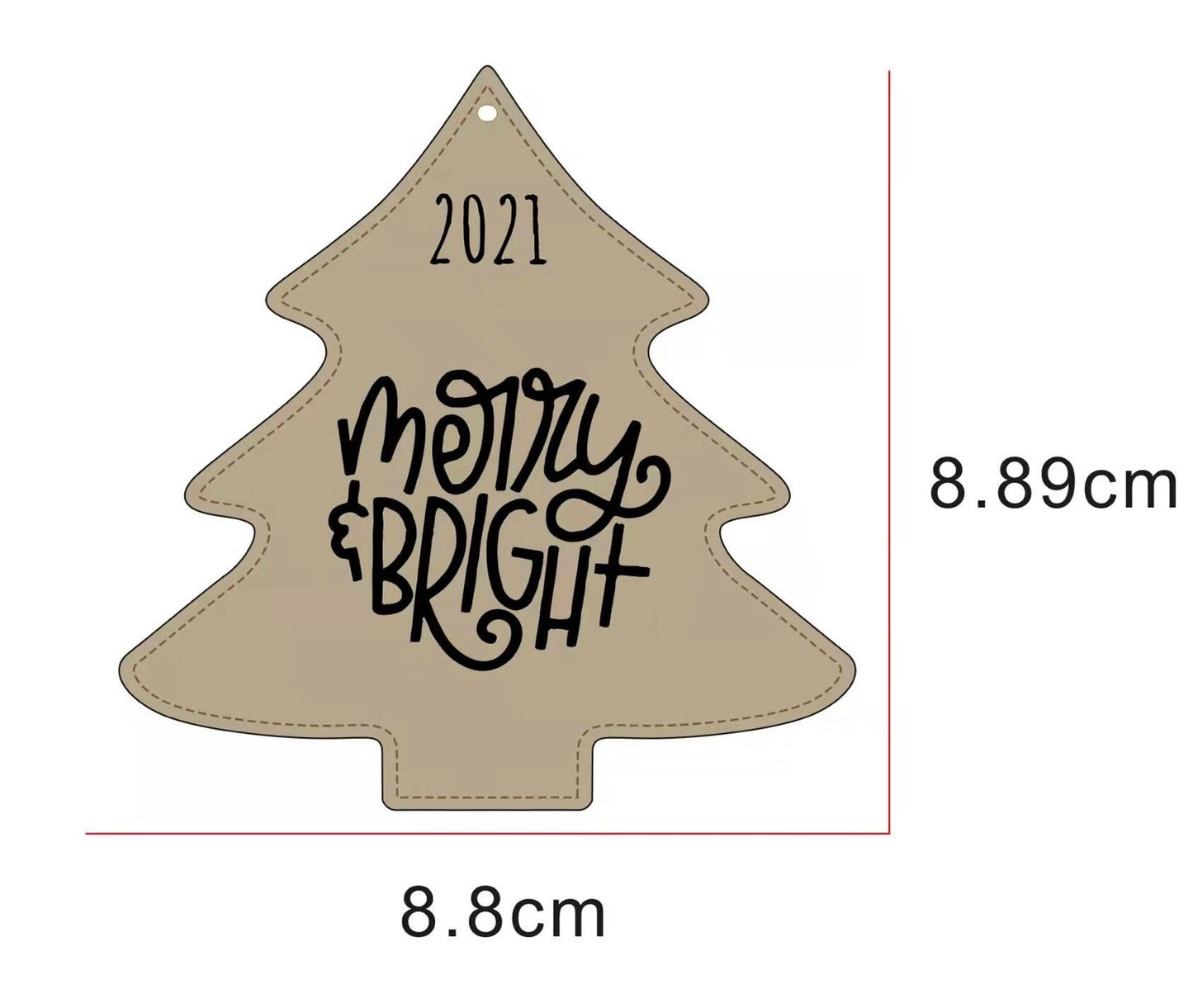 Genuine Vegetable Tanned Leather Ornament