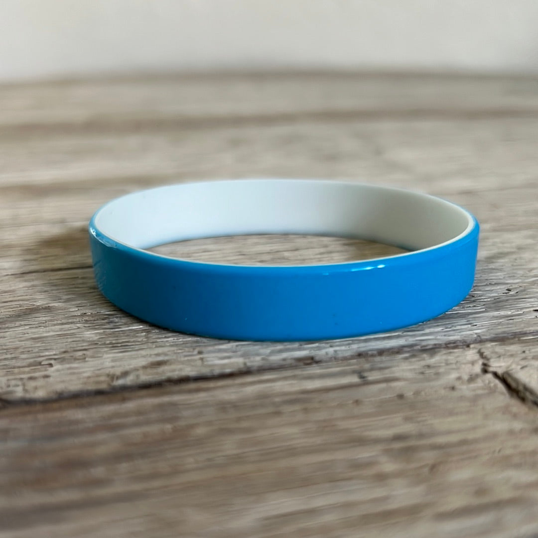 Dual Color Silicone Bracelet