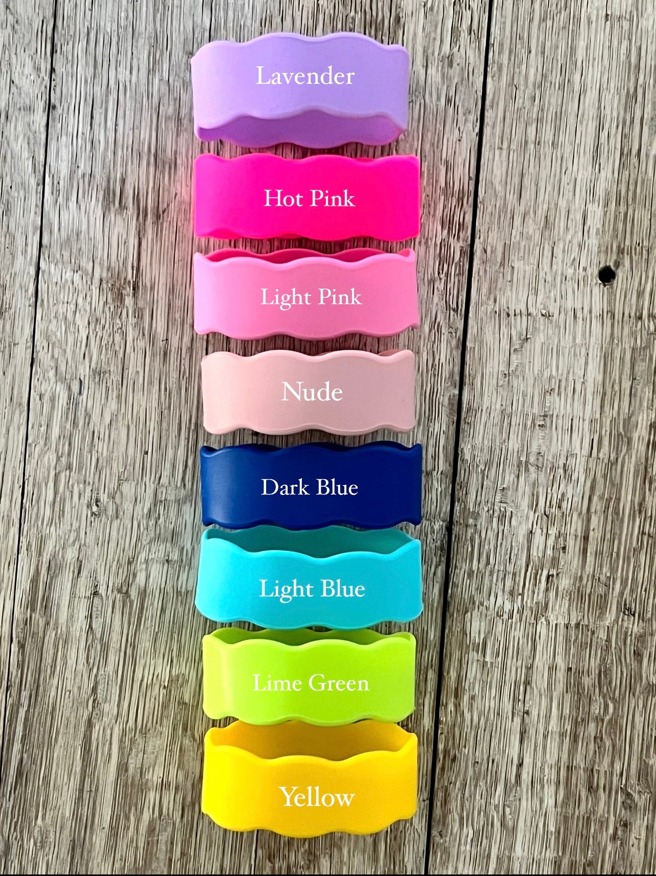 Wavy Silicone Cup Bands