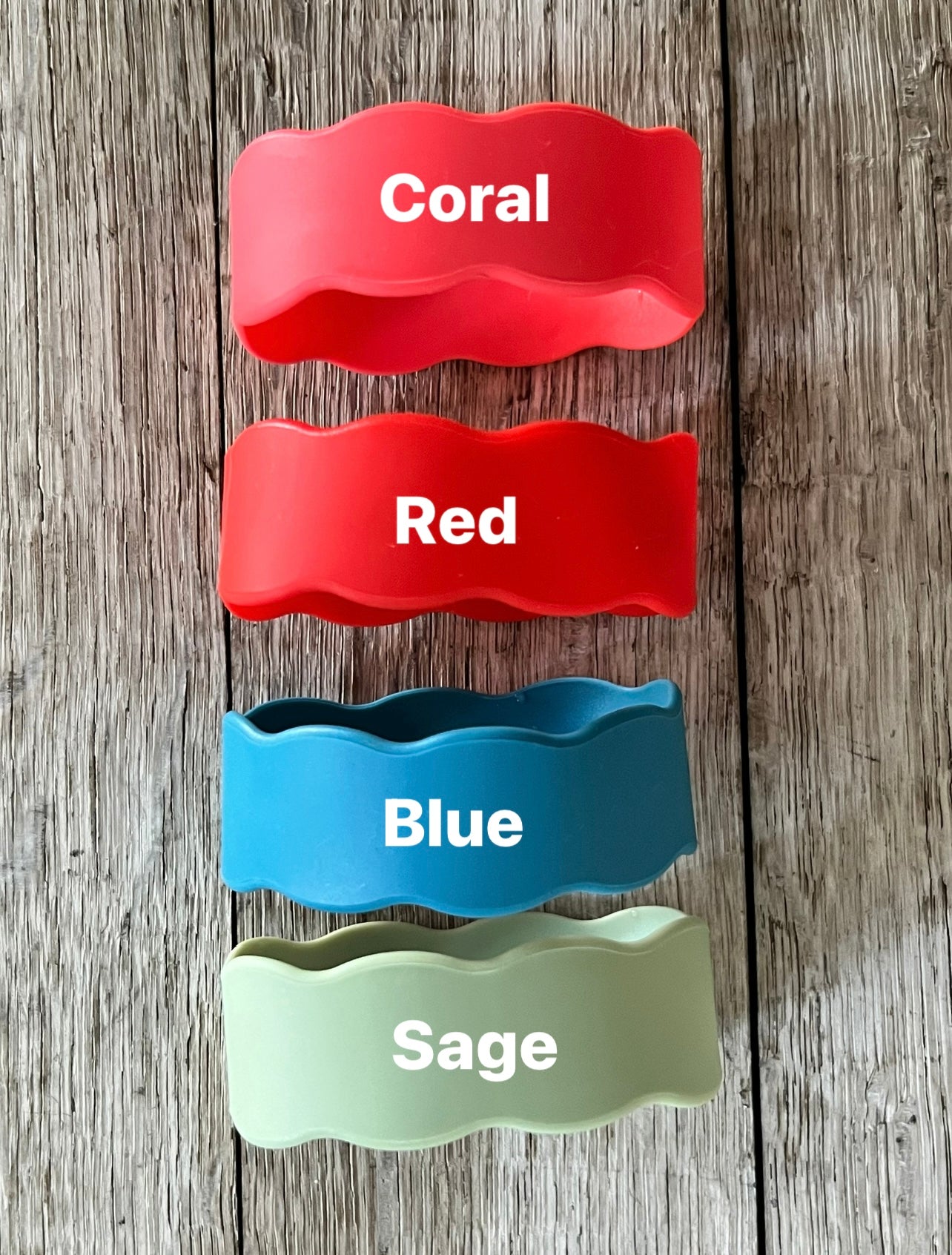 Wavy Silicone Cup Bands