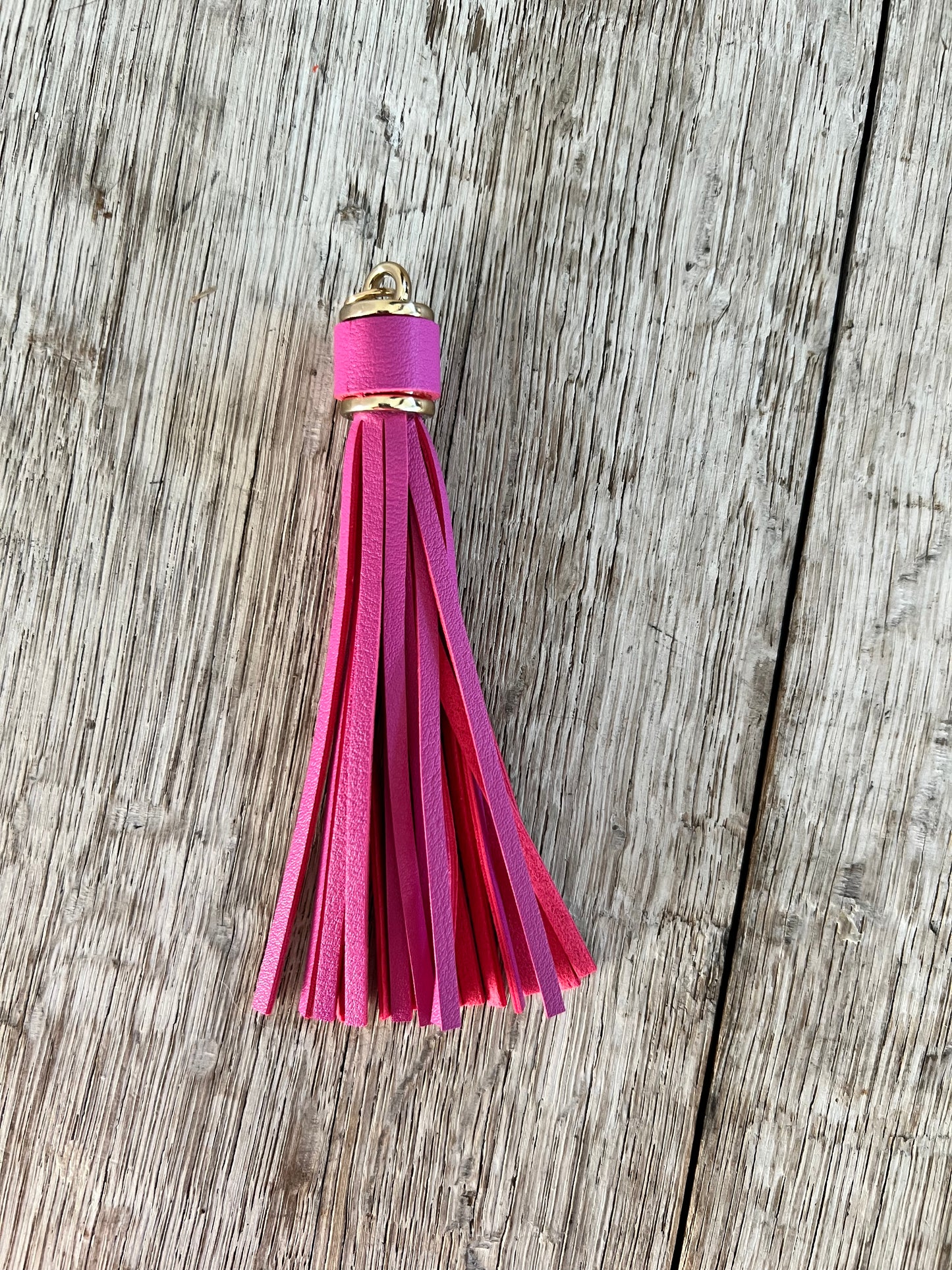 4” Faux Leather Tassel