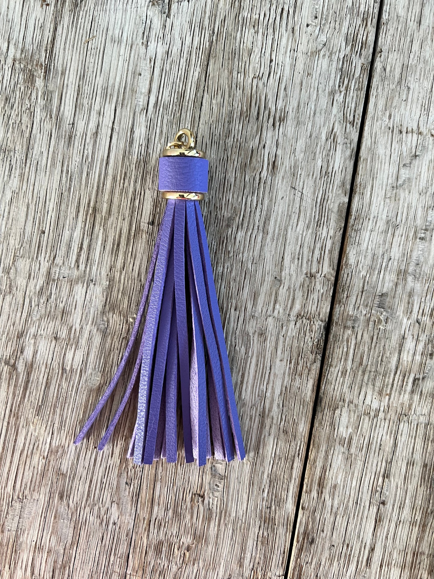 4” Faux Leather Tassel
