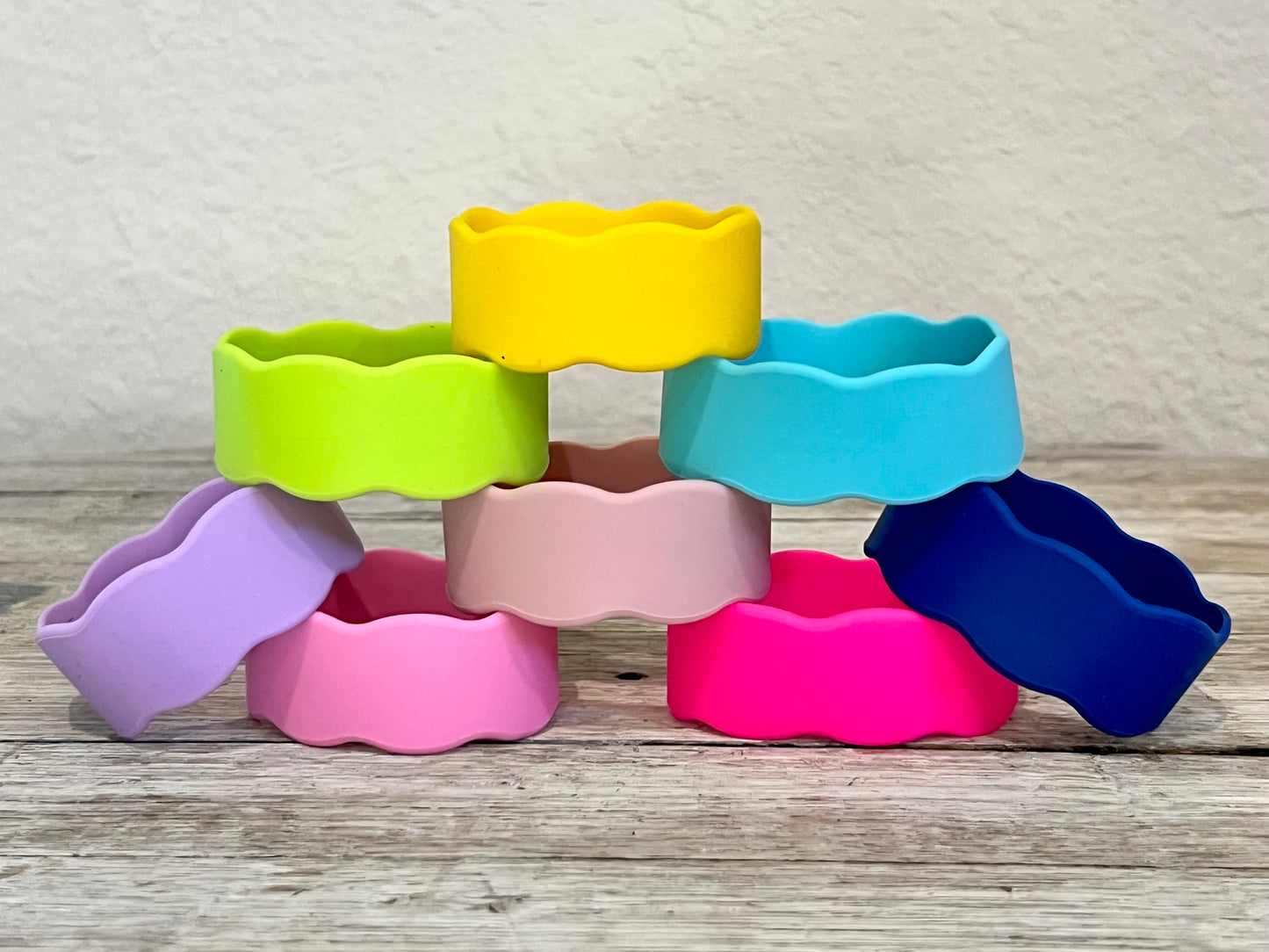 Wavy Silicone Cup Bands