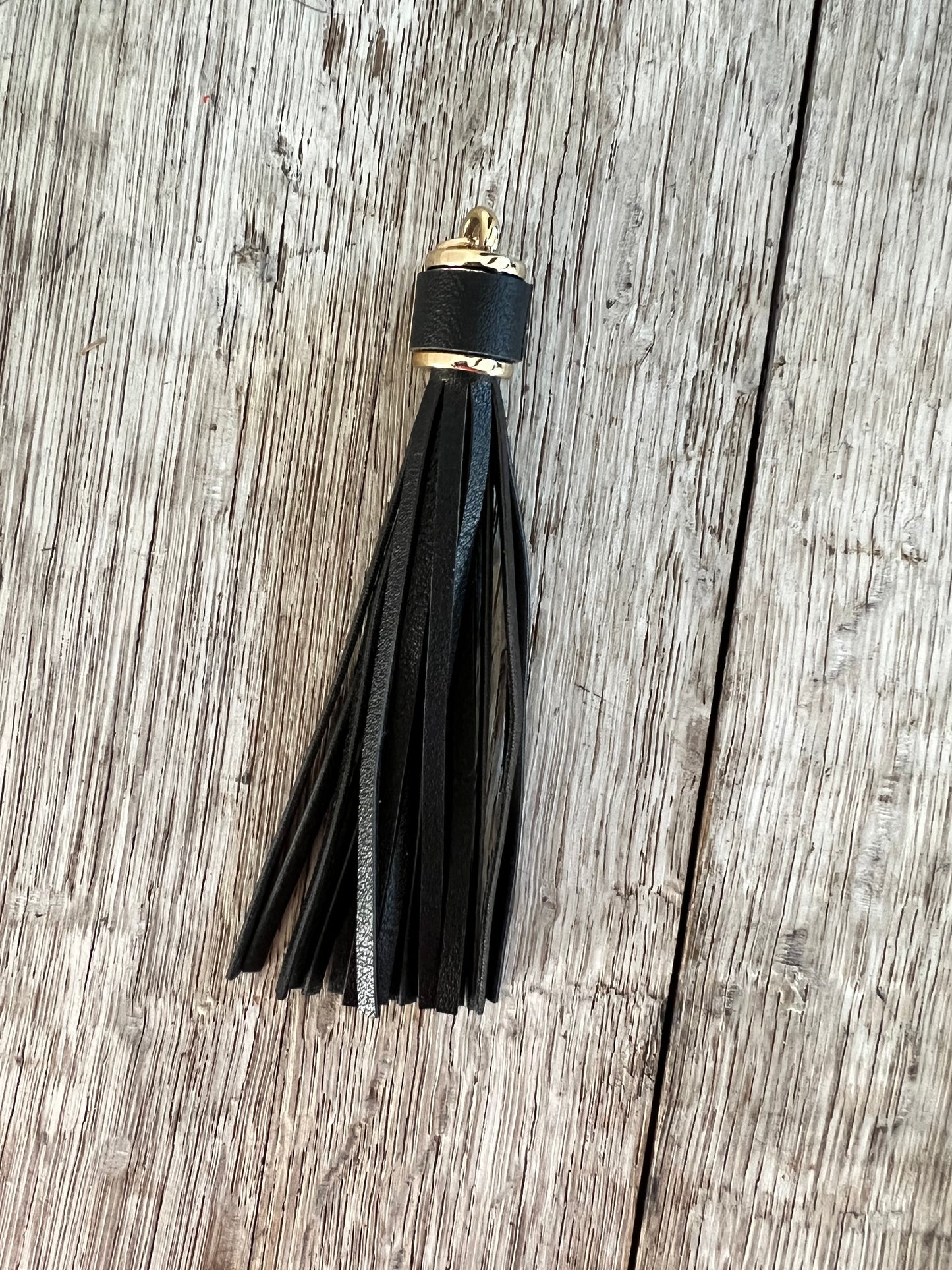 4” Faux Leather Tassel