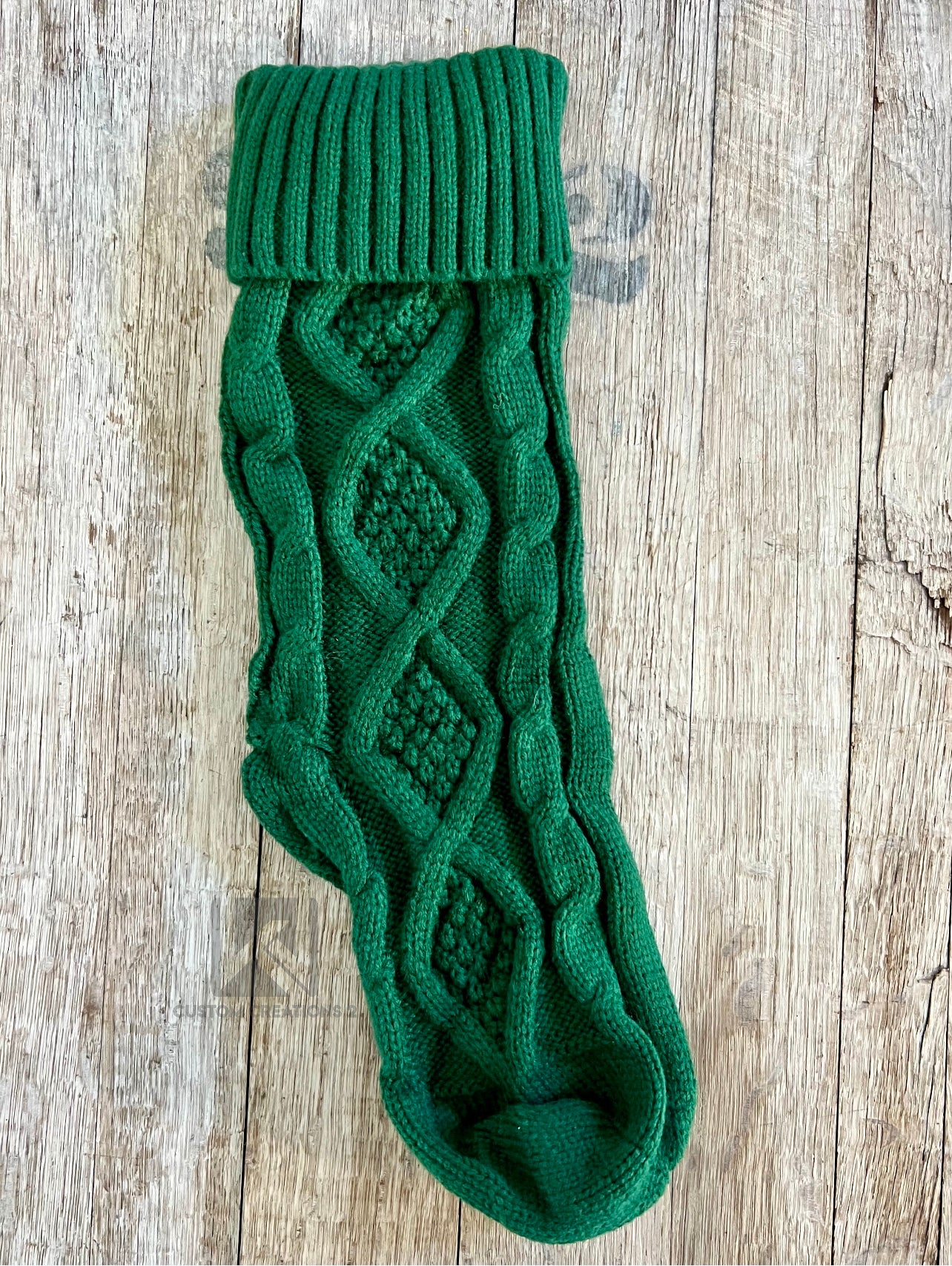 DISCONTINUED: Cable Knit Christmas Stocking