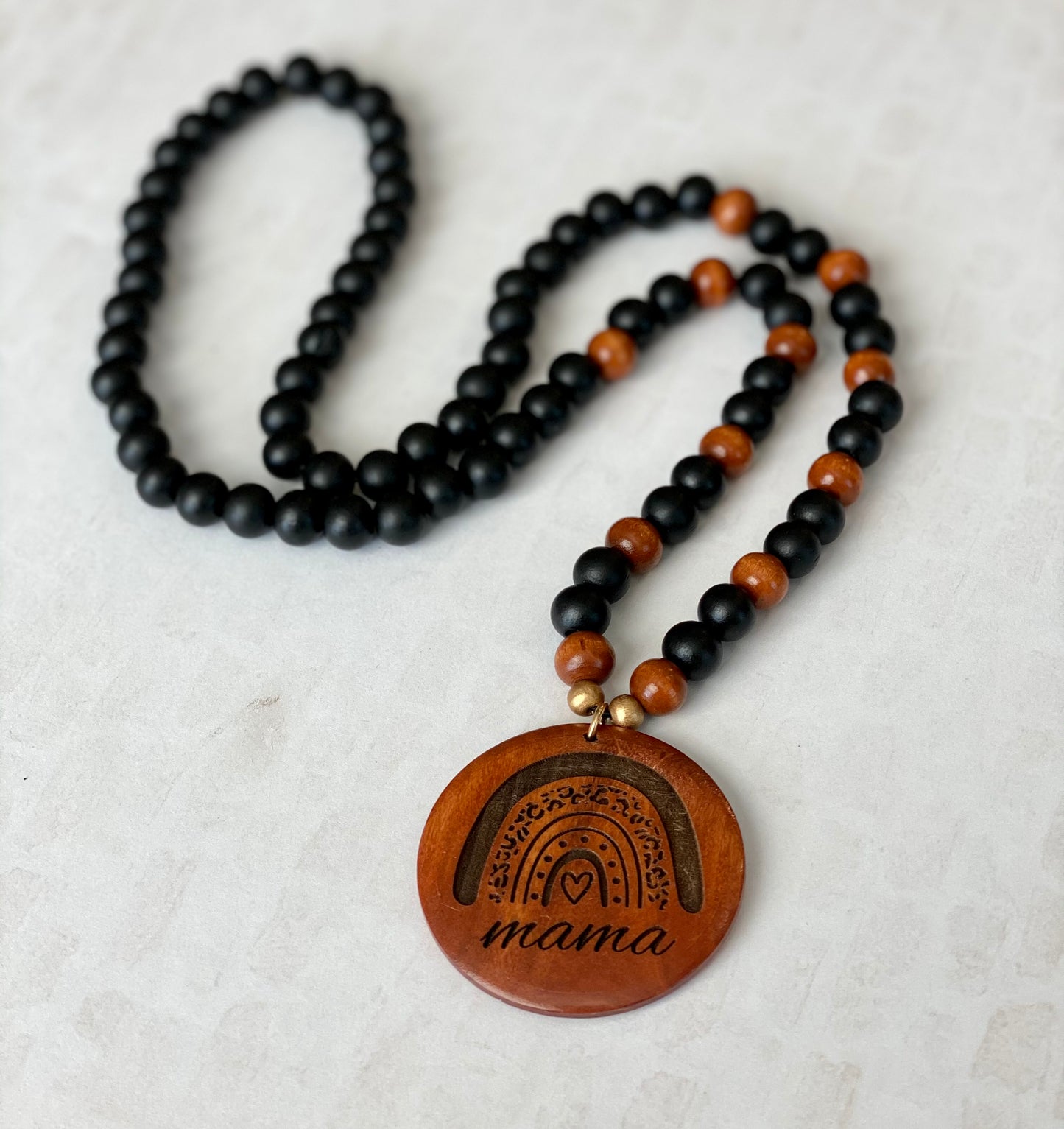 Wooden Beads Necklace