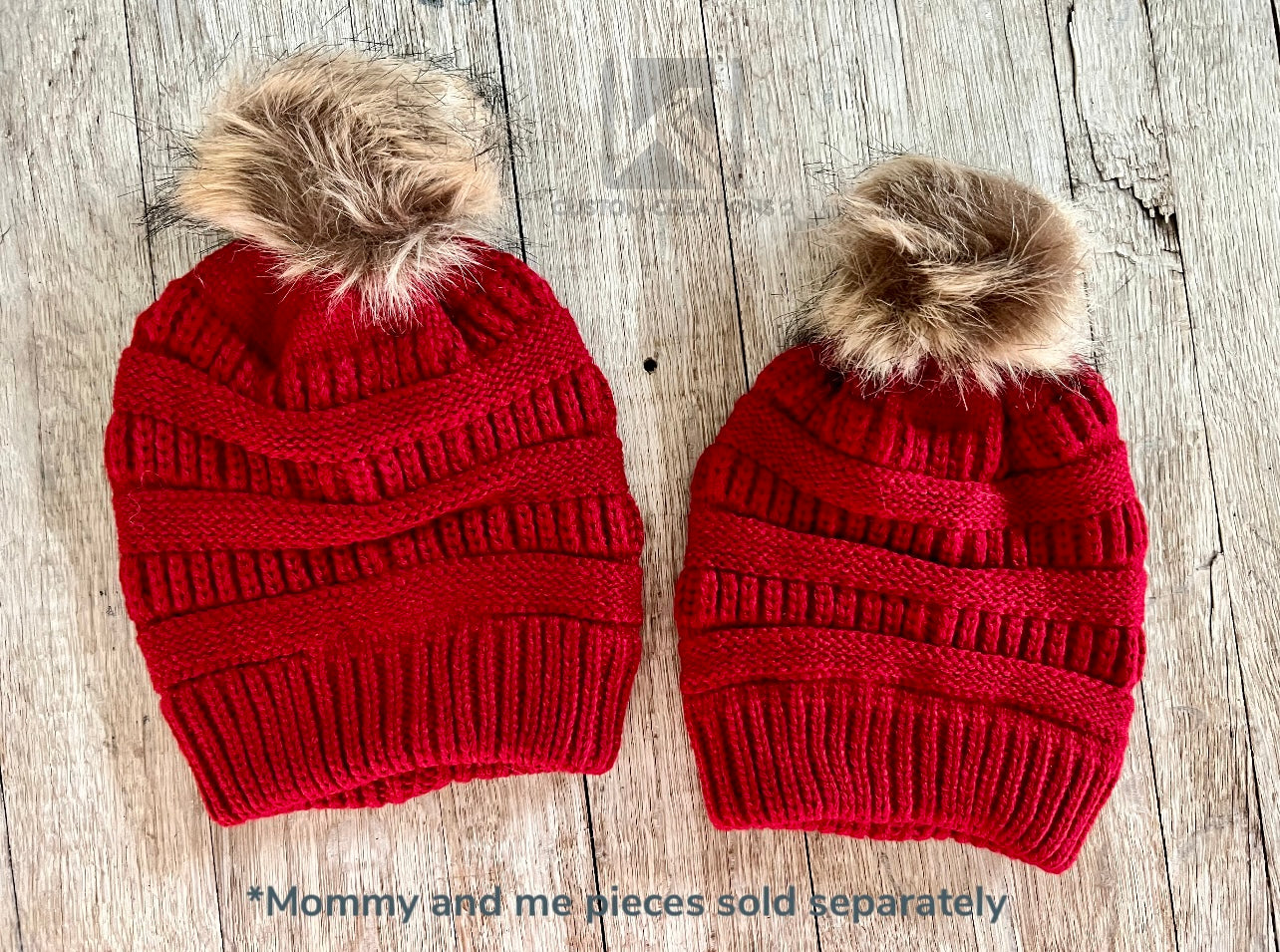 YOUTH GIRLS - Faux Fur Pom Beanie