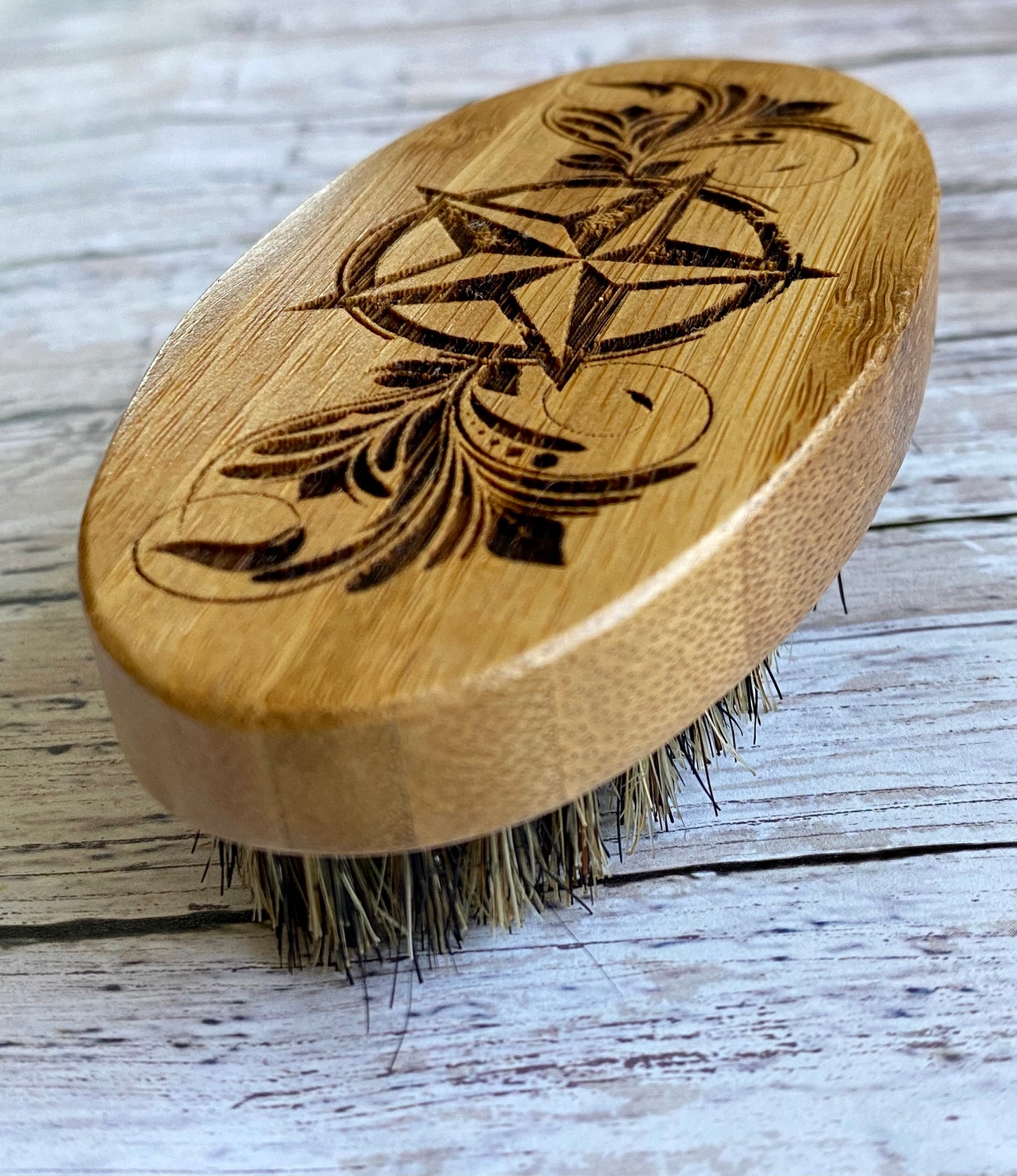 Bamboo Beard Brush Blank