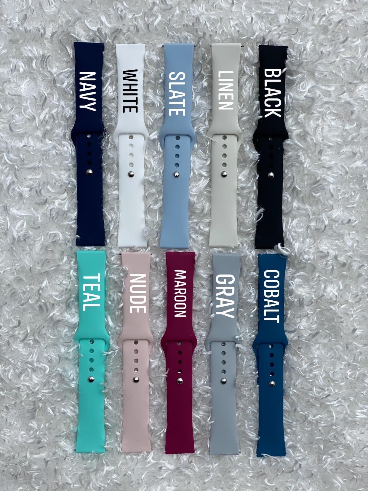 20mm Silicone Watch Band