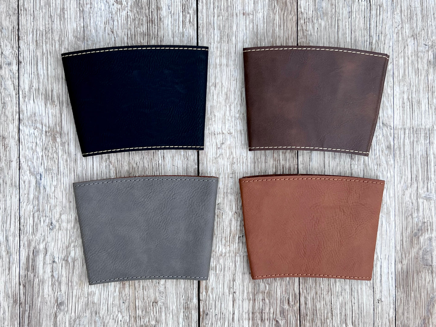 Laserable Leatherette Cup Sleeve