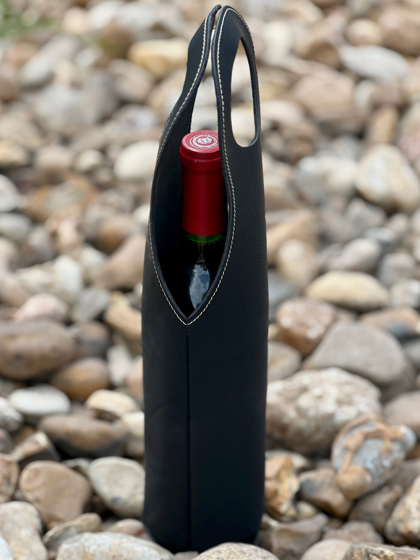 Leatherette Wine Bag
