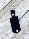 Laserable Leatherette Photo Keychain Sublimation Blank