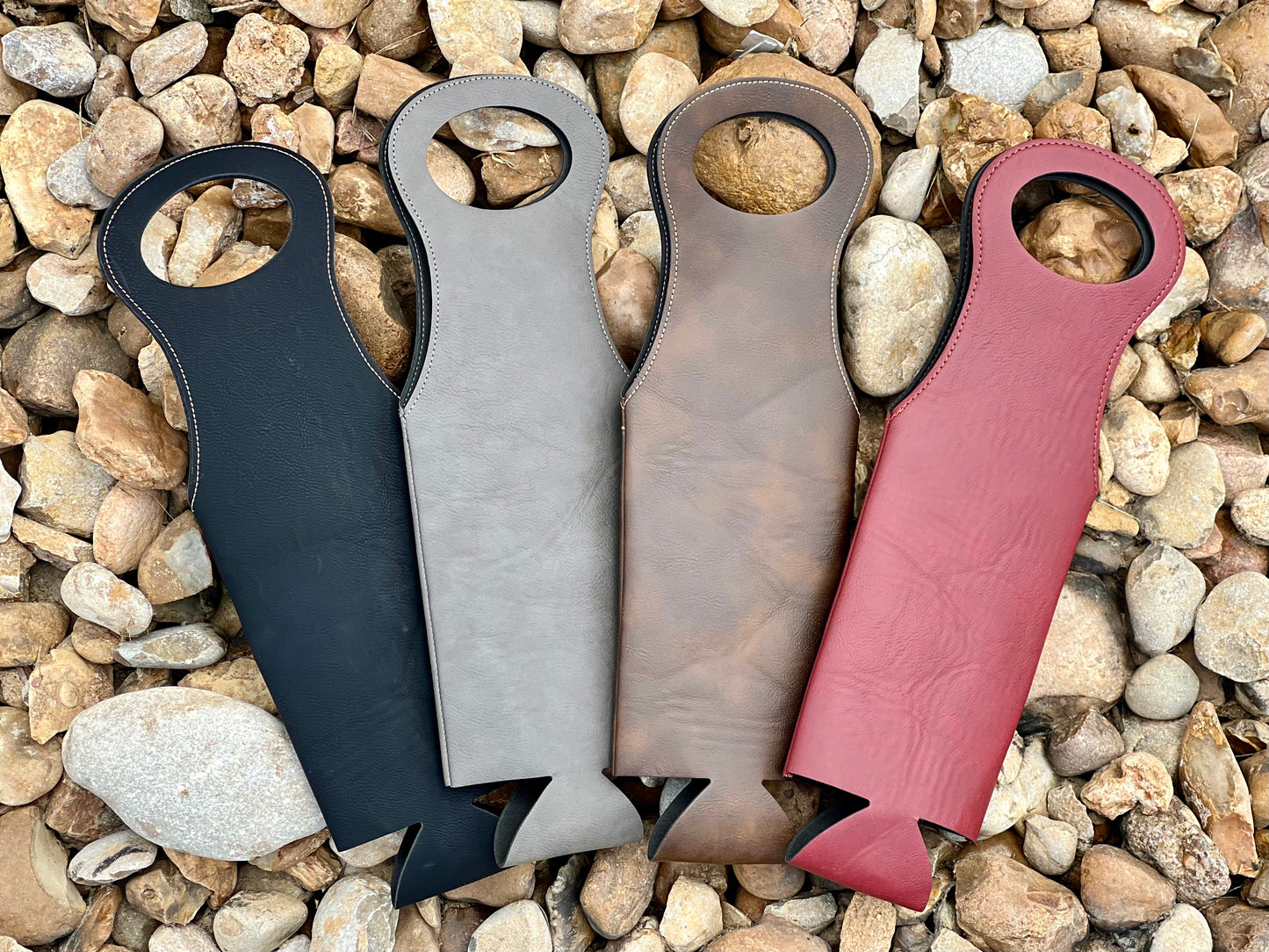 Leatherette Wine Bag