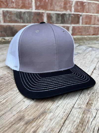 Adult Tri-Color Trucker Hat
