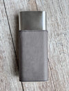 Laserable Leatherette Cigar Case w/Flask