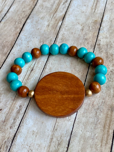 DISCONTINUED: Wooden Beads Bracelet
