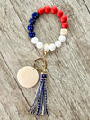 OLD GLORY Silicone Beads Wristlet