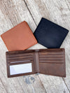 Laserable Leatherette Mens Bifold Wallet