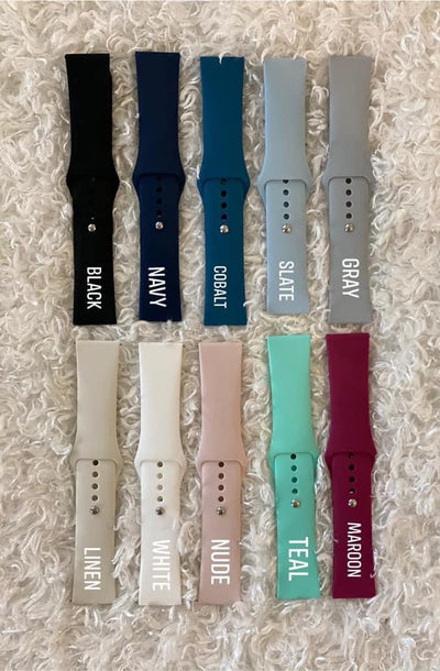 22mm Silicone Watch Band