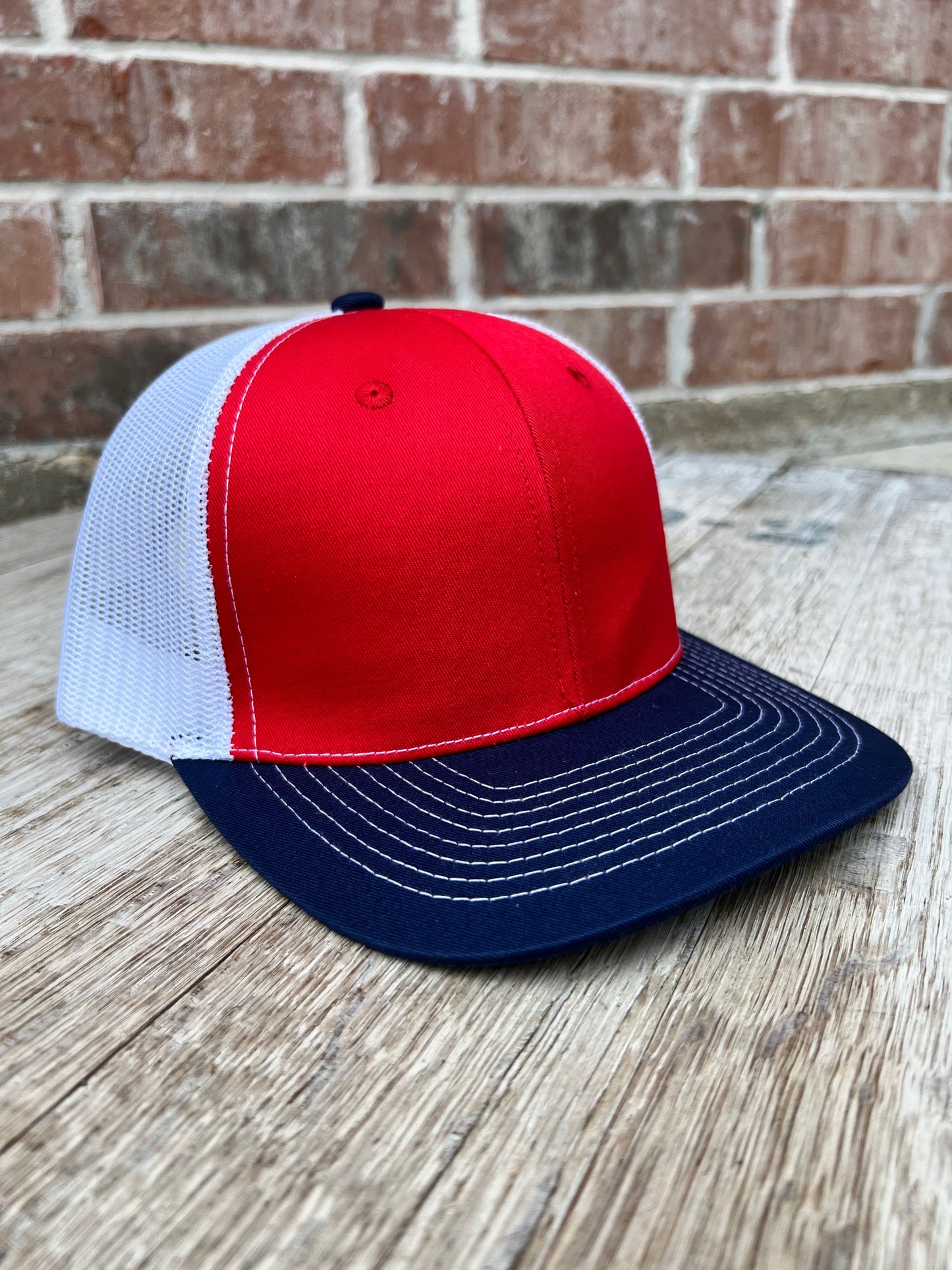 Adult Tri-Color Trucker Hat