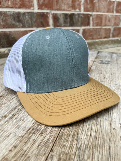 Adult Tri-Color Trucker Hat