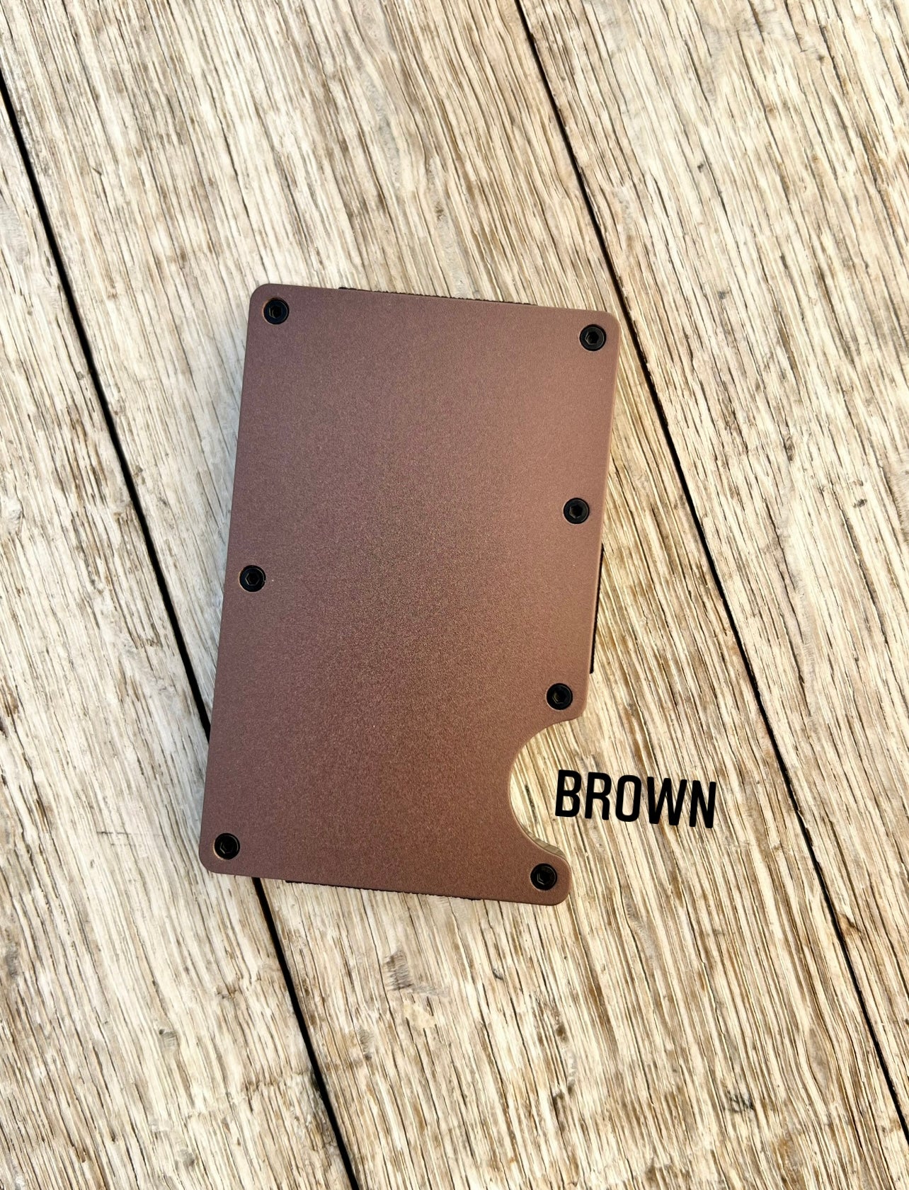 Anodized Metal Minimalist Wallet