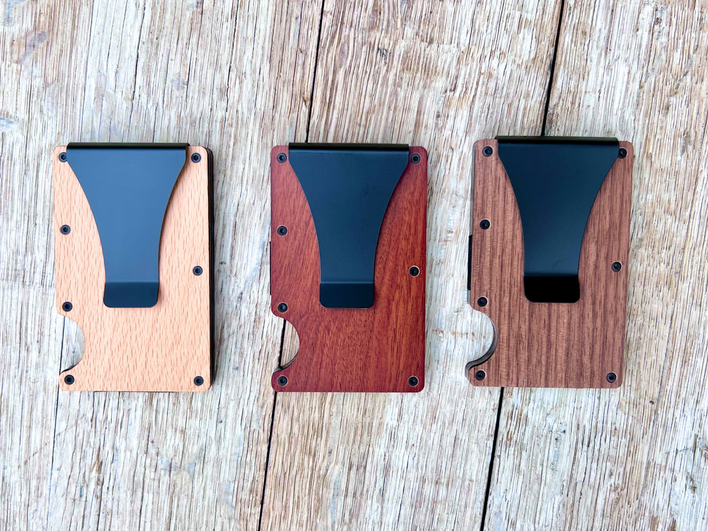 Wooden Minimalist Wallet