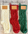 DISCONTINUED: Cable Knit Christmas Stocking