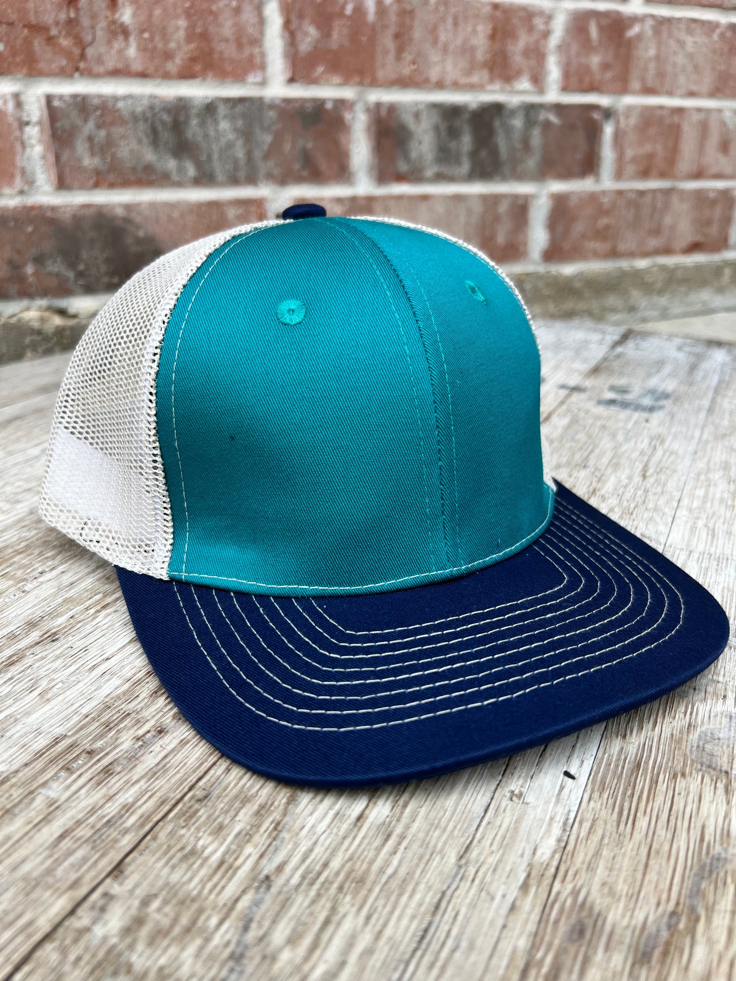 Adult Tri-Color Trucker Hat